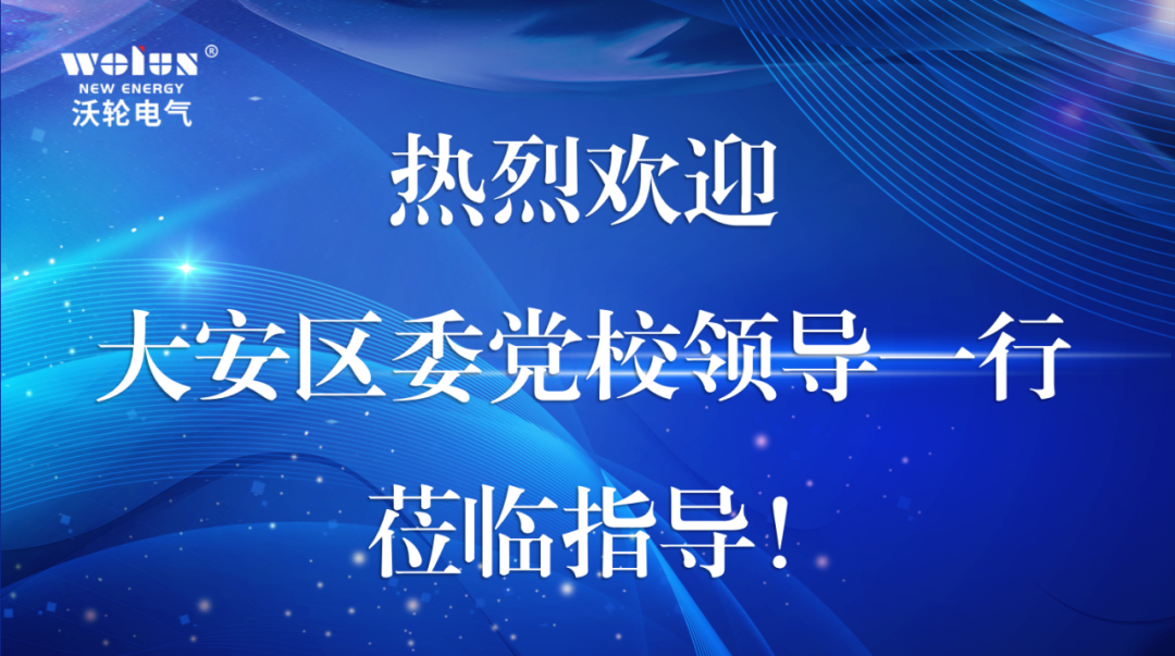 【领导关怀】大安区委党校领导一行莅临中国九游AG电气调研指导工作